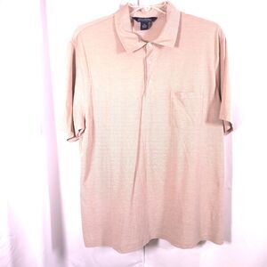 Brooks Brothers Double Mercerized Cotton Polo Shirt Beige Mens‎ XXL
